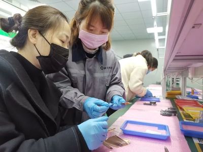 28名党员干部进碳元科技车间帮忙
